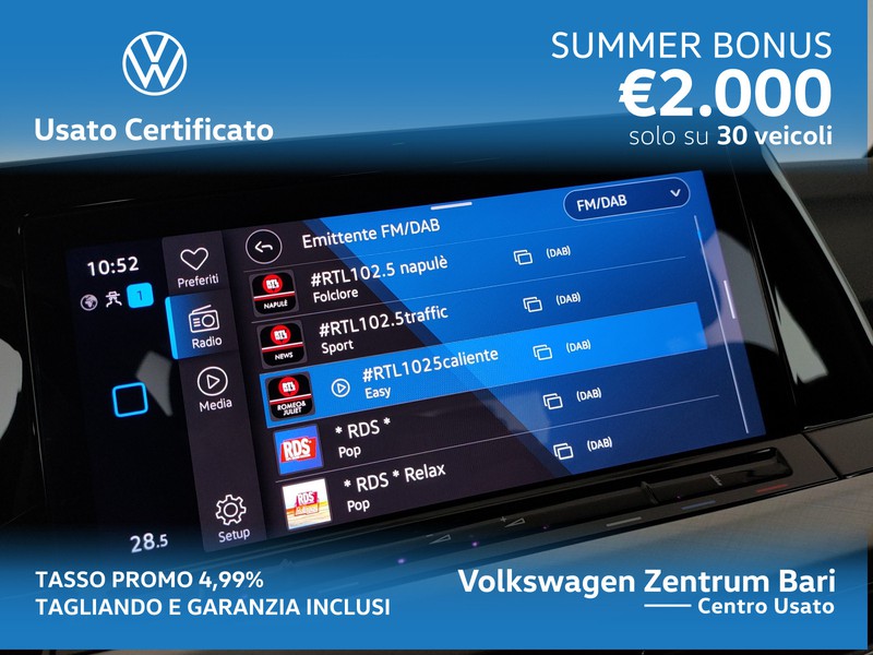 Volkswagen Golf 2.0 tdi life 115cv dsg - 11