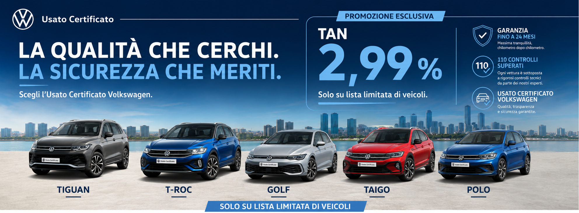 immagine rappresentativa Promo Esclusiva TAN 2,99% - Usato Certificato