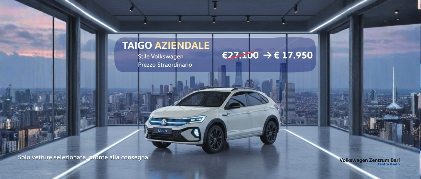 immagine rappresentativa Scopri la Gamma Taigo Aziendali Usate