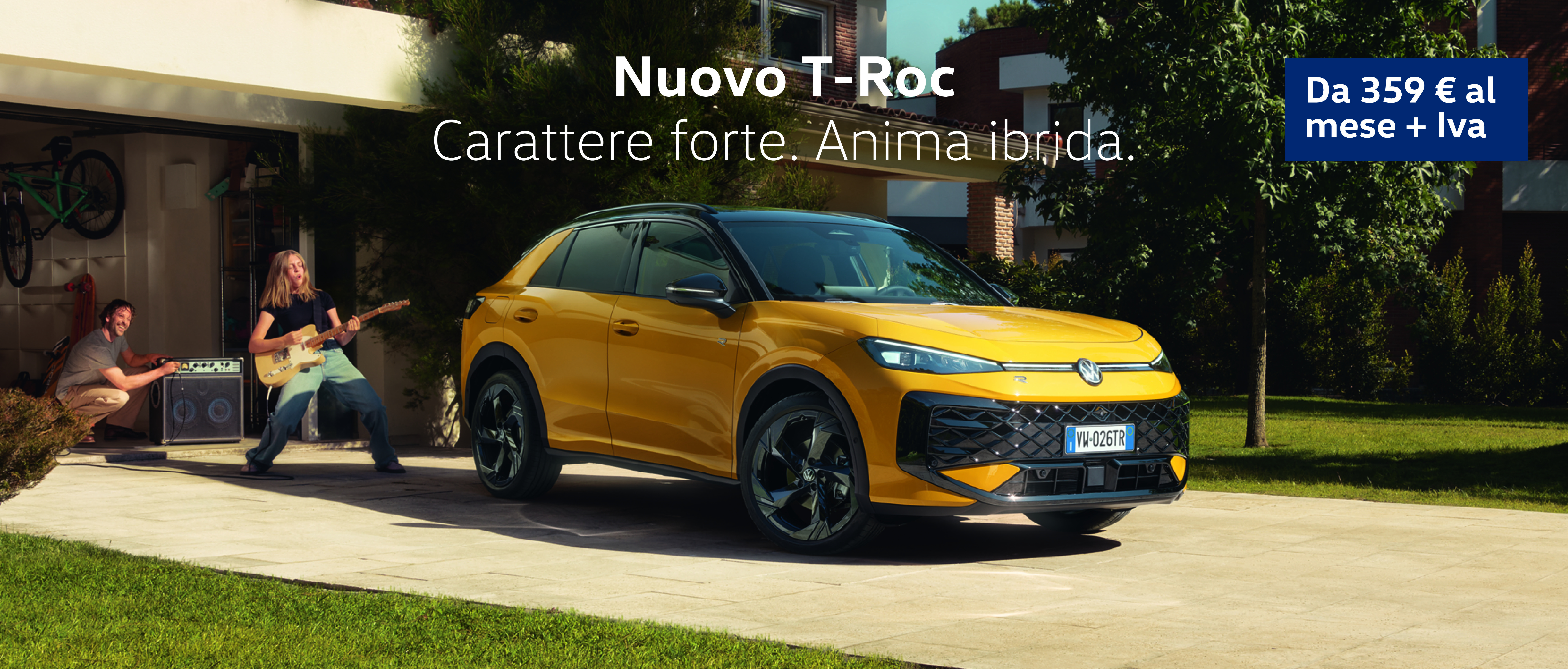 Nuovo T-Roc da 359 €/mese oltre Iva