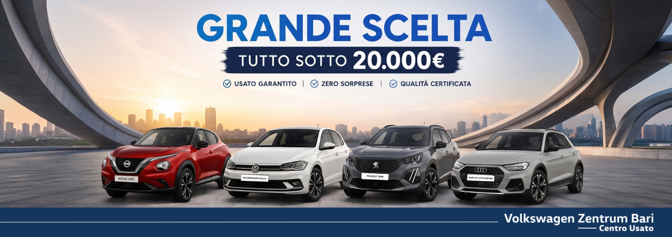 immagine rappresentativa L'Usato sotto i 20.000€