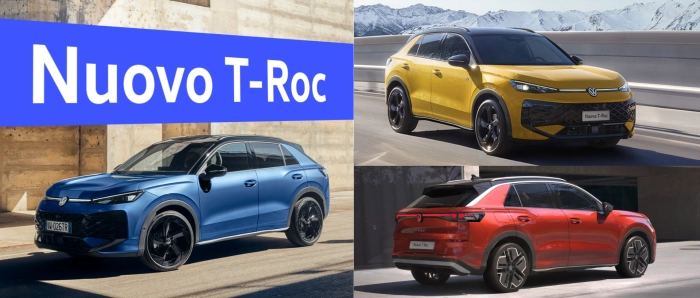 Nuovo T-Roc a Noleggio Lungo Termine da 389 € al mese.