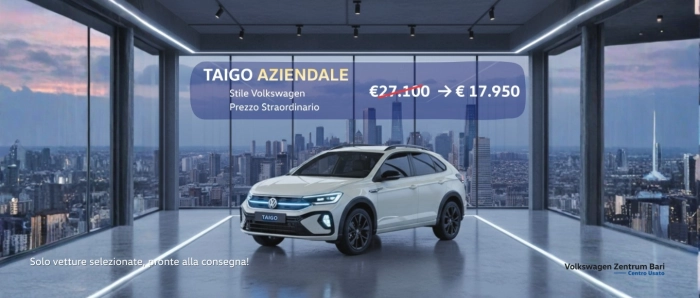 Scopri la Gamma Taigo Aziendali Usate