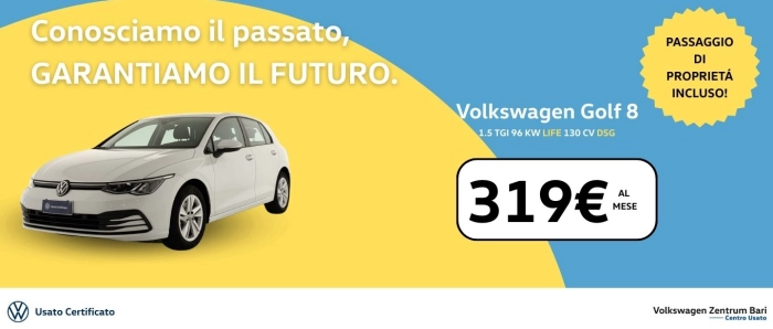 Auto usate - Progetto valore con passaggio di proprietà incluso!