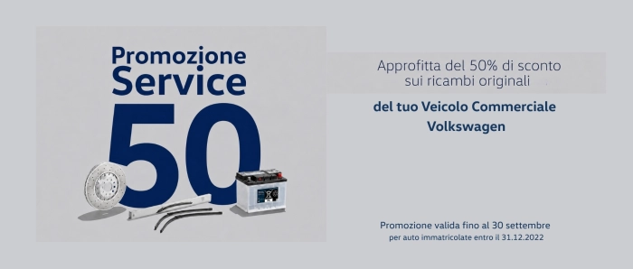 Promo VIC Service 50 Ricambi originali | Estate 2026