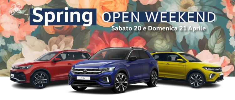 Spring Open Weekend